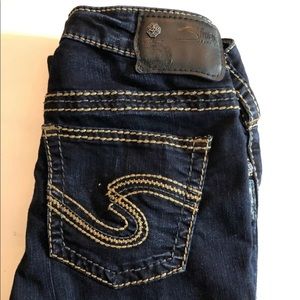 Women’s Silver SUKI High Rise Skinny Stretch Jeans